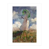 Claude Monet / 'The Woman with a Parasol', 1886, Oil on canvas, 131 × 88 cm. SUZANNE HOSCHEDE. (Print Only) thumbnail