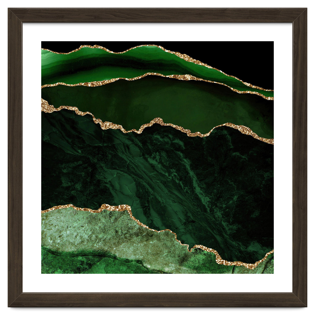 Green & Gold Agate Texture 02