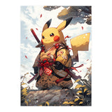 Pikachu Pokemon Samurai (Print Only) thumbnail