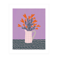 Floral Pitcher  (Print Only)