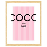 Paris Fashion Quote Art, Coco Chanel, Chic Decor thumbnail