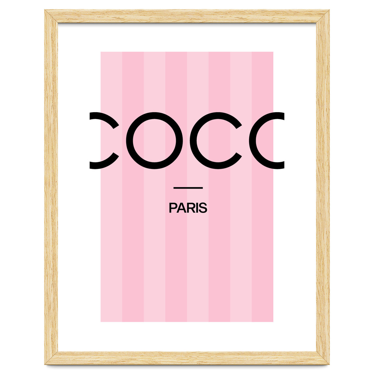 Paris Fashion Quote Art, Coco Chanel, Chic Decor