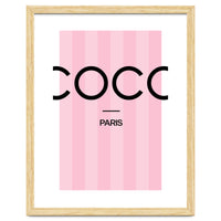 Paris Fashion Quote Art, Coco Chanel, Chic Decor