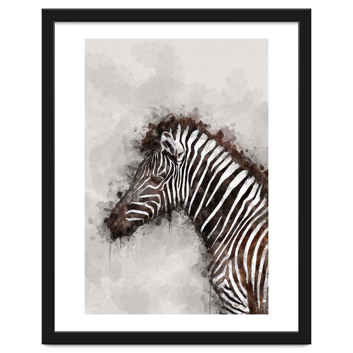 Zebra Watercolor