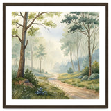 Atmospheric Forest Watercolor Painting thumbnail