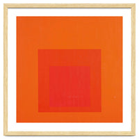 JOSEF ALBERS - HOMAGE TO THE SQUARE RED