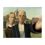 American Gothic - Grant Wood - Selfie (Print Only) thumbnail
