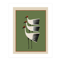 Striped Bird Trio I (Print Only)