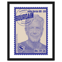 Anthony Bourdain Stamps Art