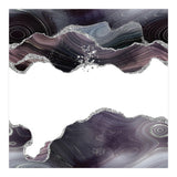 Black & Silver Glitter Agate Texture 07  (Print Only) thumbnail