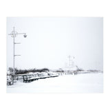 Street light and Bench in Winter snowscape (Print Only) thumbnail