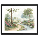 Serene Meadow Stream: A Gentle Countryside Walk thumbnail