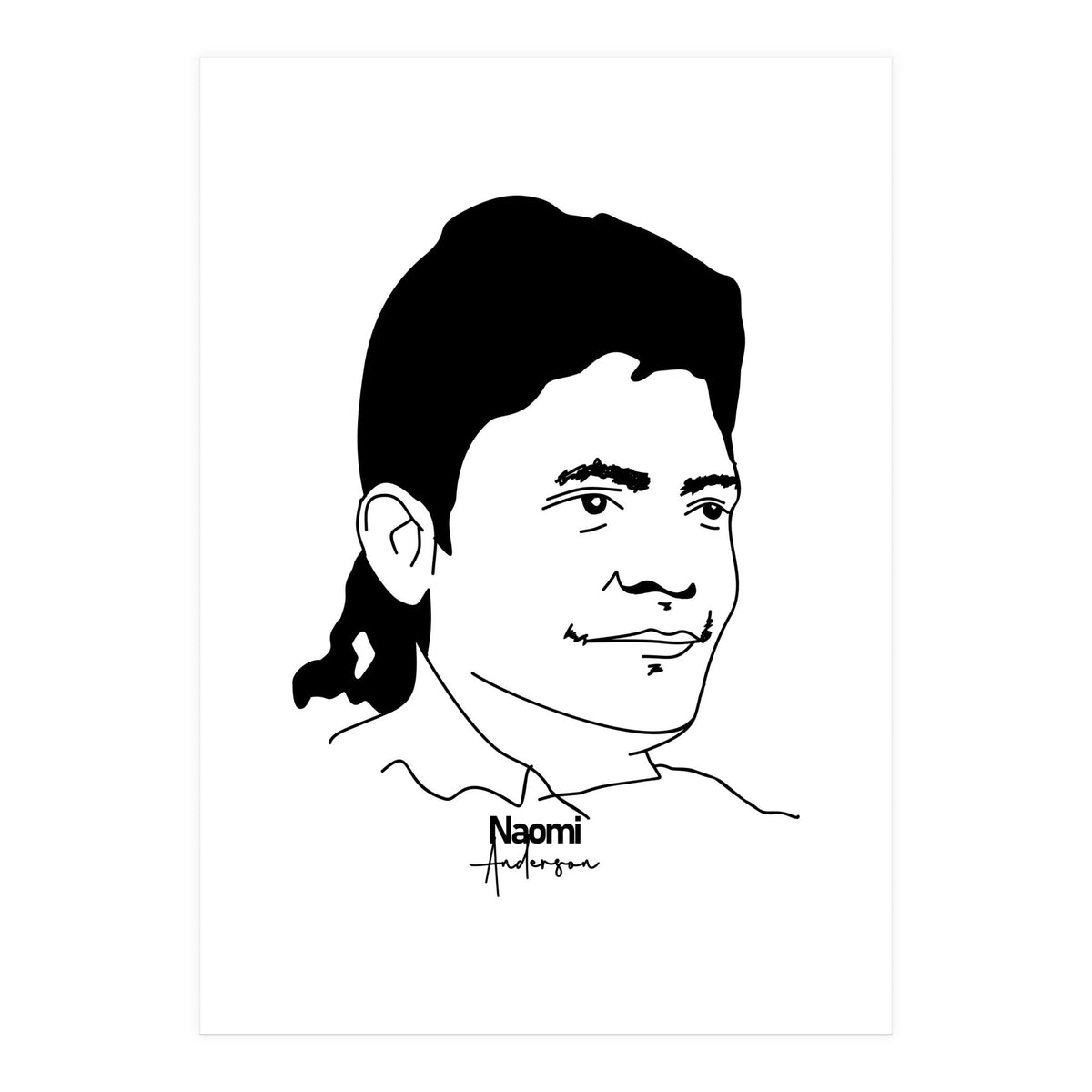 Naomi Anderson African American Suffragist (Print Only)