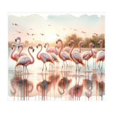 Serene Flamingo Sunrise (Print Only) thumbnail