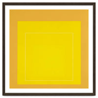 JOSEF ALBERS - HOMAGE TO THE SQUARE YELLOW