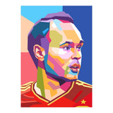 Iniesta pop art portrait (Print Only) thumbnail
