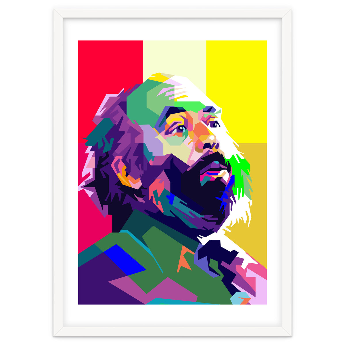 Luciano Pavarotti Opera Musical Pop Art WPAP