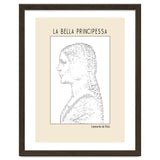 La Bella Principessa – Leonardo Da Vinci Ascii Art thumbnail