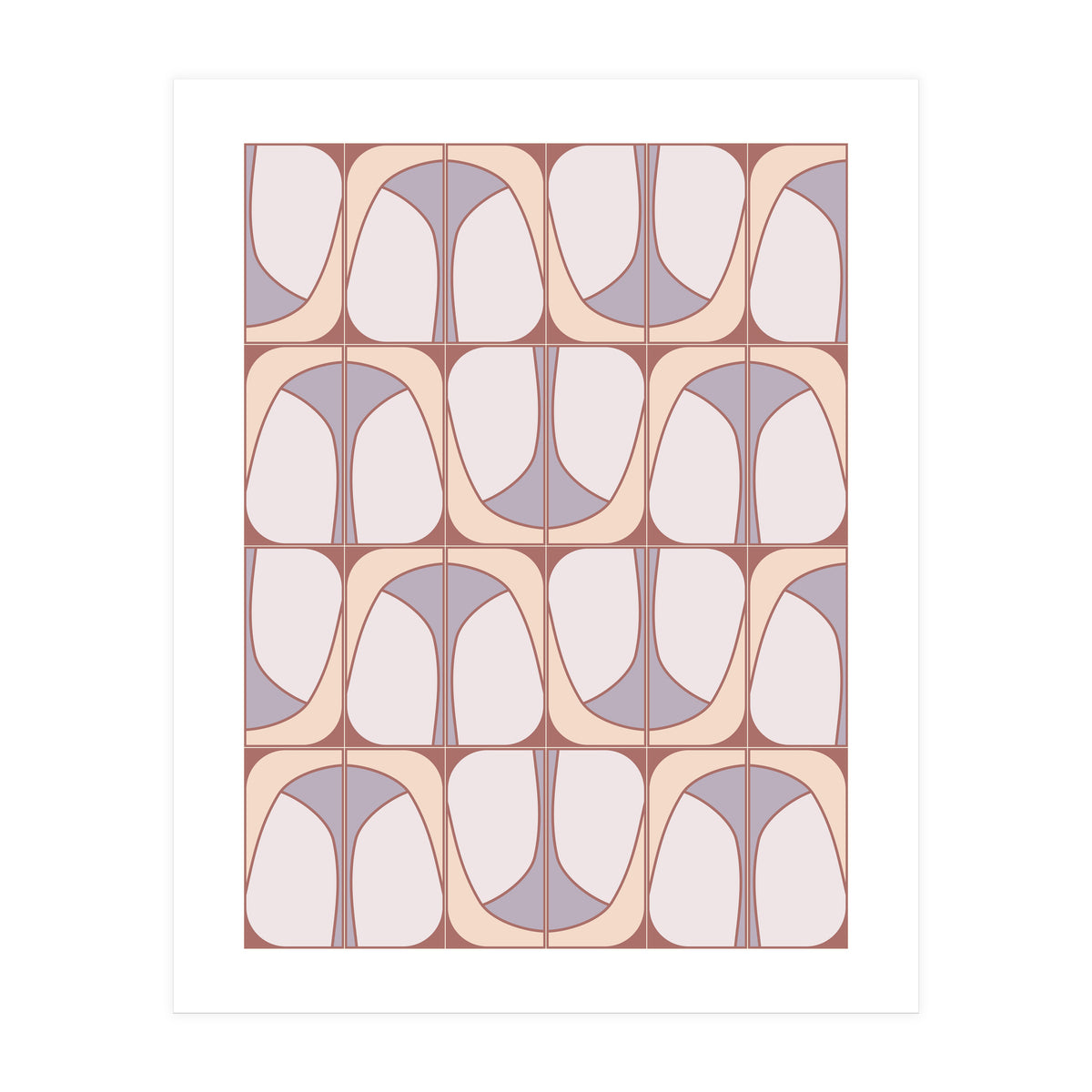 Romantic Deco Mixed Tiles (Print Only)