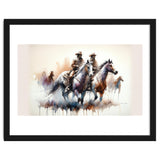 Cowboy Riders On Horses thumbnail