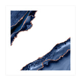 Navy & Rose Gold Agate Texture 27 (Print Only) thumbnail