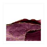 Burgundy & Gold Agate Texture 28 (Print Only) thumbnail