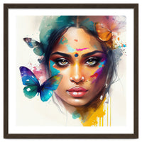 Holi Glow Hindu Portrait