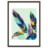 Dopamine Botanical, Colorful Tropical Banana Leaves, Plants Jungle Eclectic Contemporary, Bohemian Nature Forest thumbnail