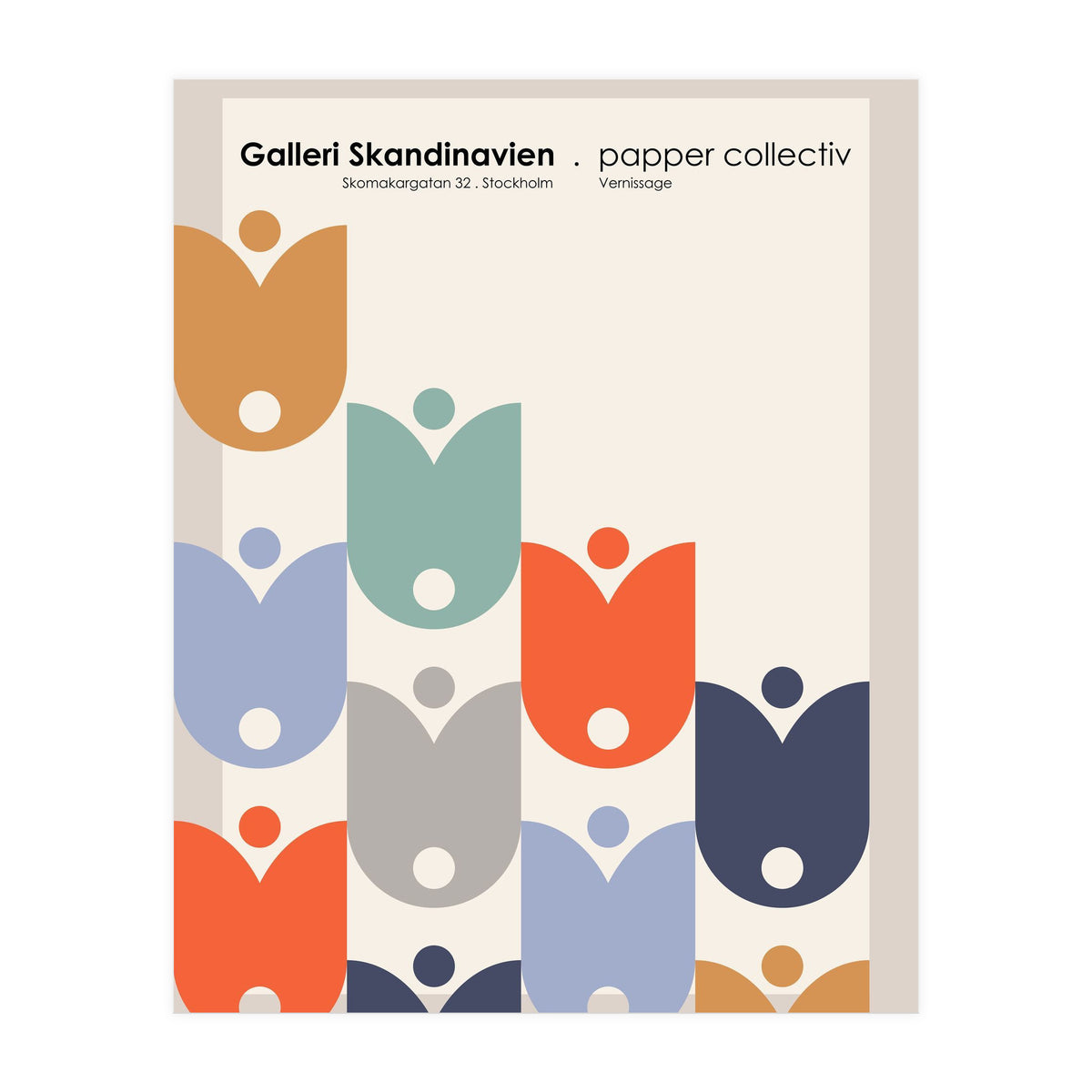 Stockholm Galleri Skandinavien Art Exhibition Poster (Print Only)