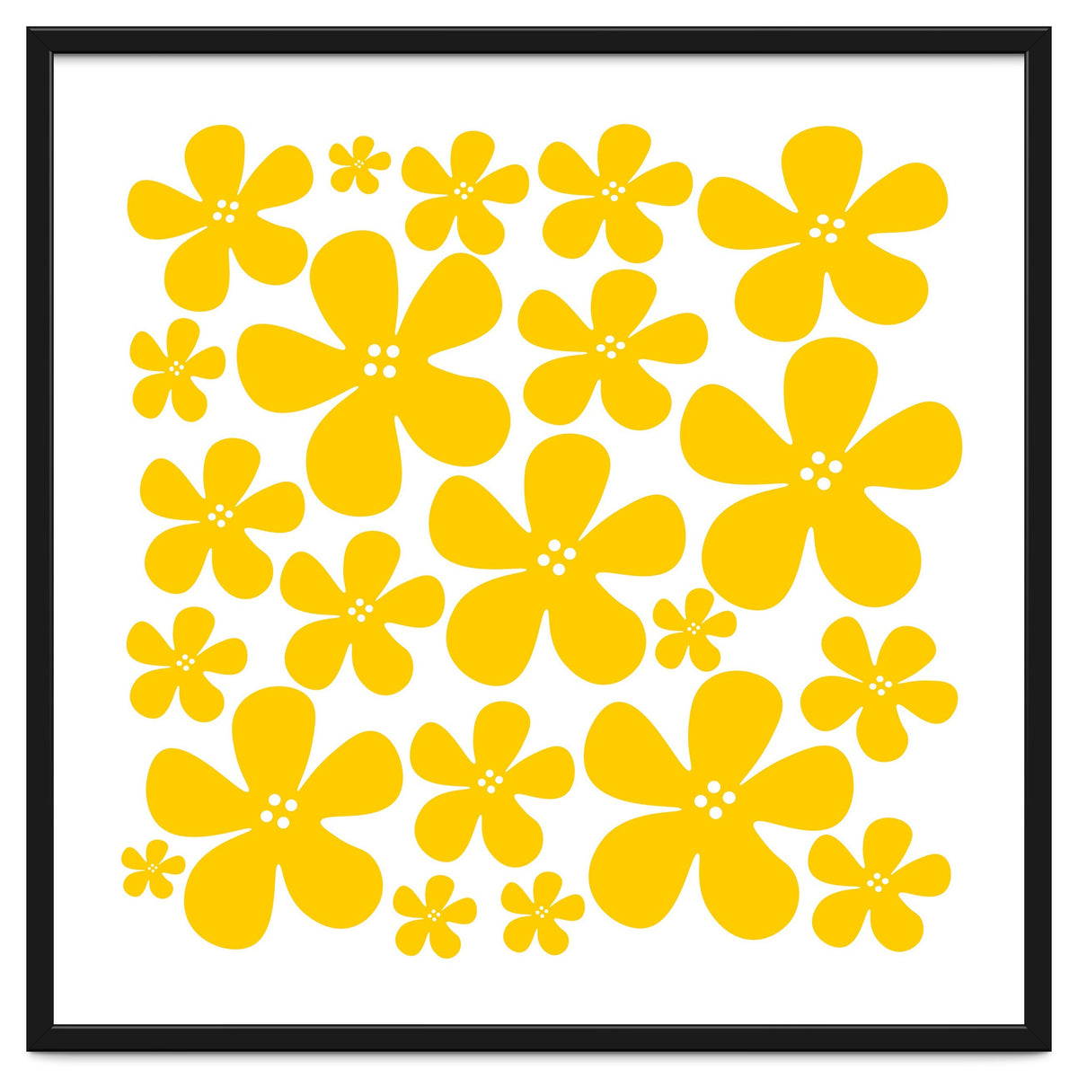 Yellow Flowers Pattern