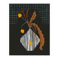 Midcentury ikebana dark (Print Only)