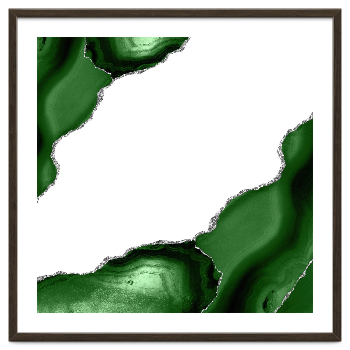 Green & Silver Agate Texture 16