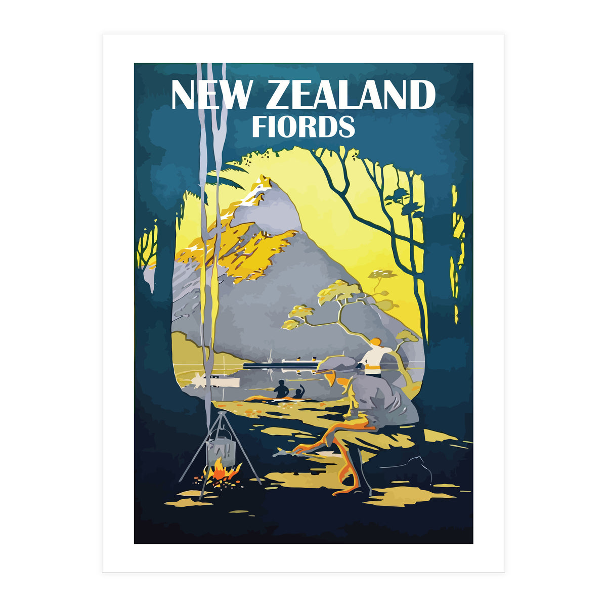 New Zealand Fiords (Print Only)