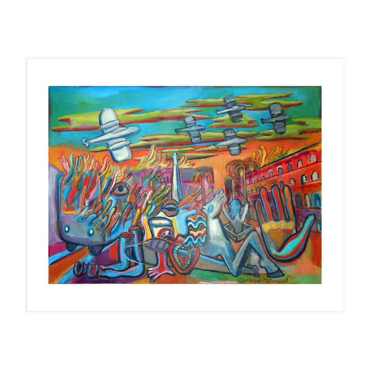 1955 Bombardeo De Plaza De Mayo (Print Only)