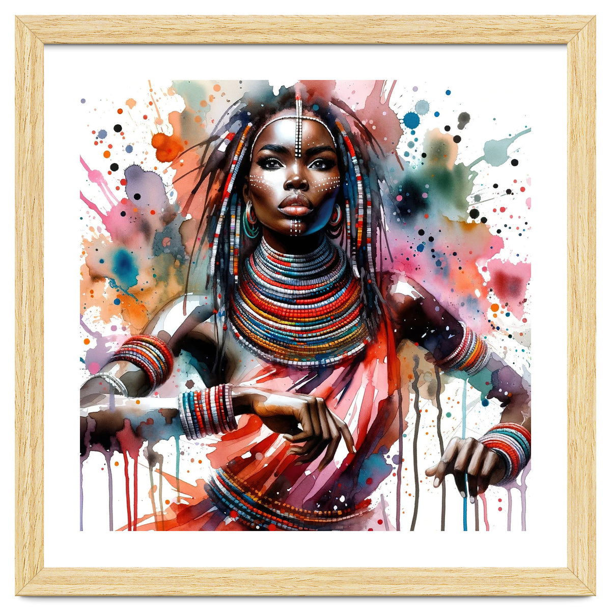 Beaded Majesty Dancer Portrait