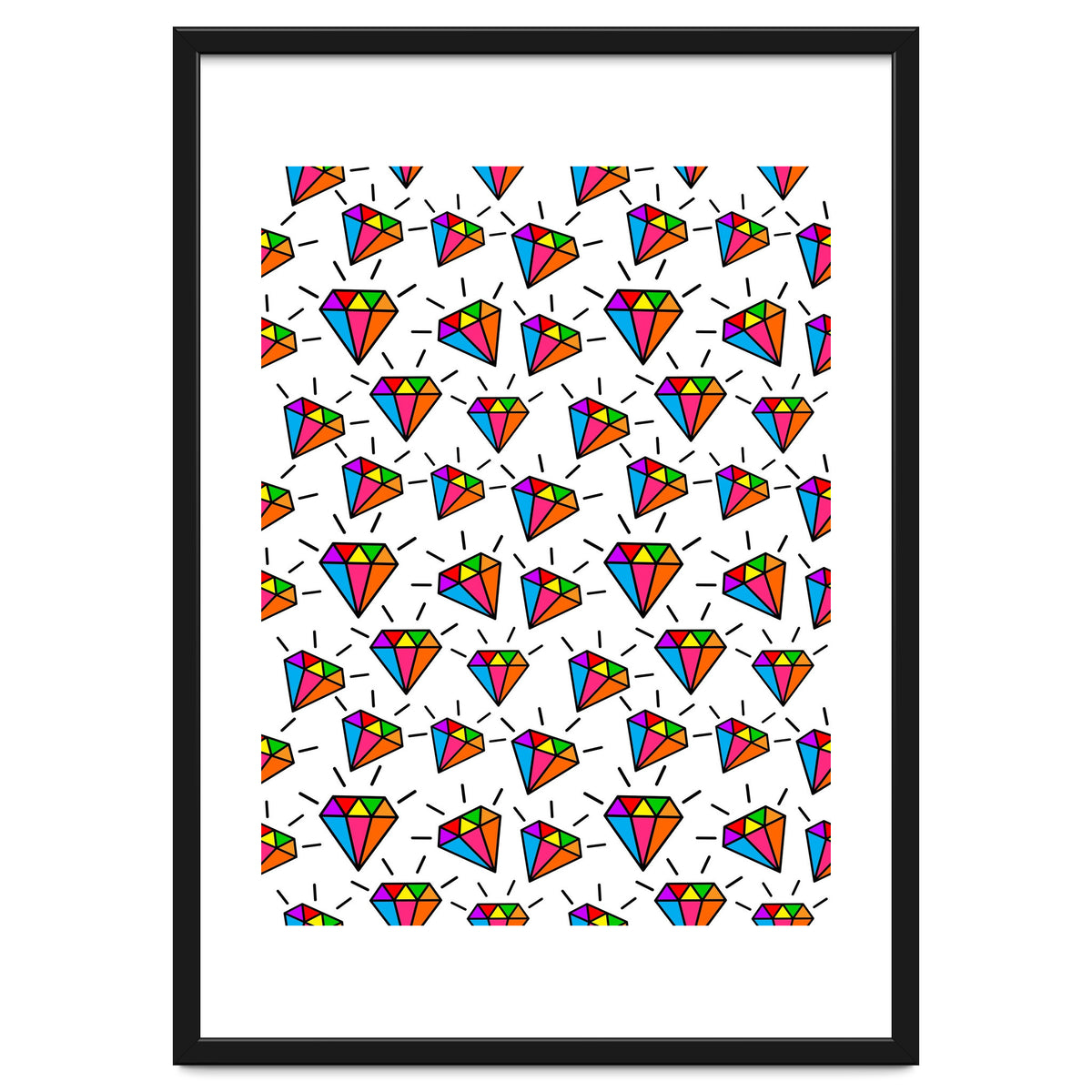 Cute diamonds pattern
