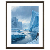 Majestic Arctic Icebergs and Glacial Valley thumbnail