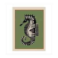 Striped Seahorse I (Print Only)