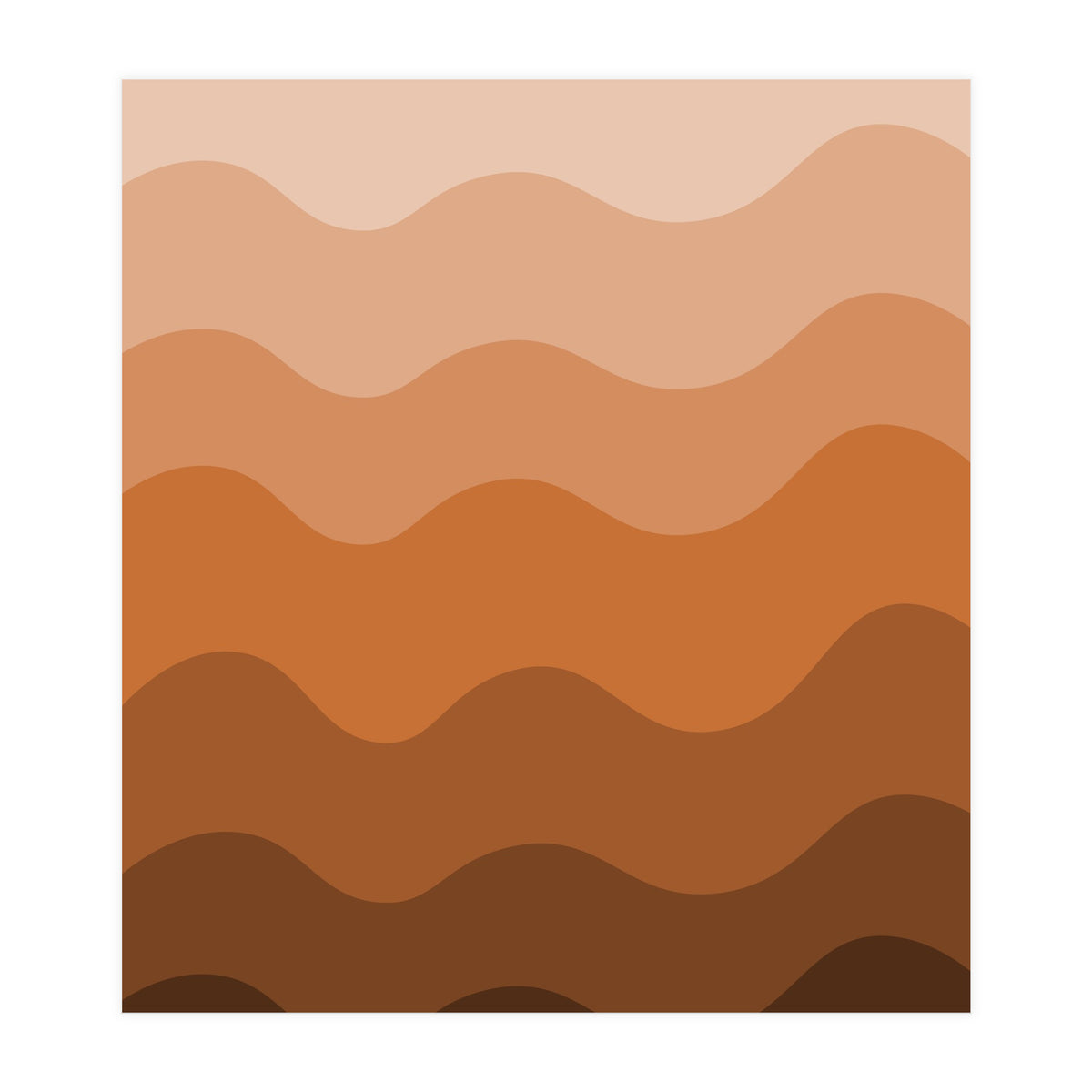 Brown gradient design  (Print Only)
