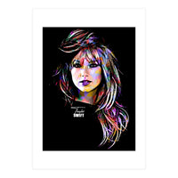 Taylor Swift Colorful Art 2 (Print Only)