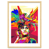 Beauty Traditional Ethnic Woman Pop Art thumbnail