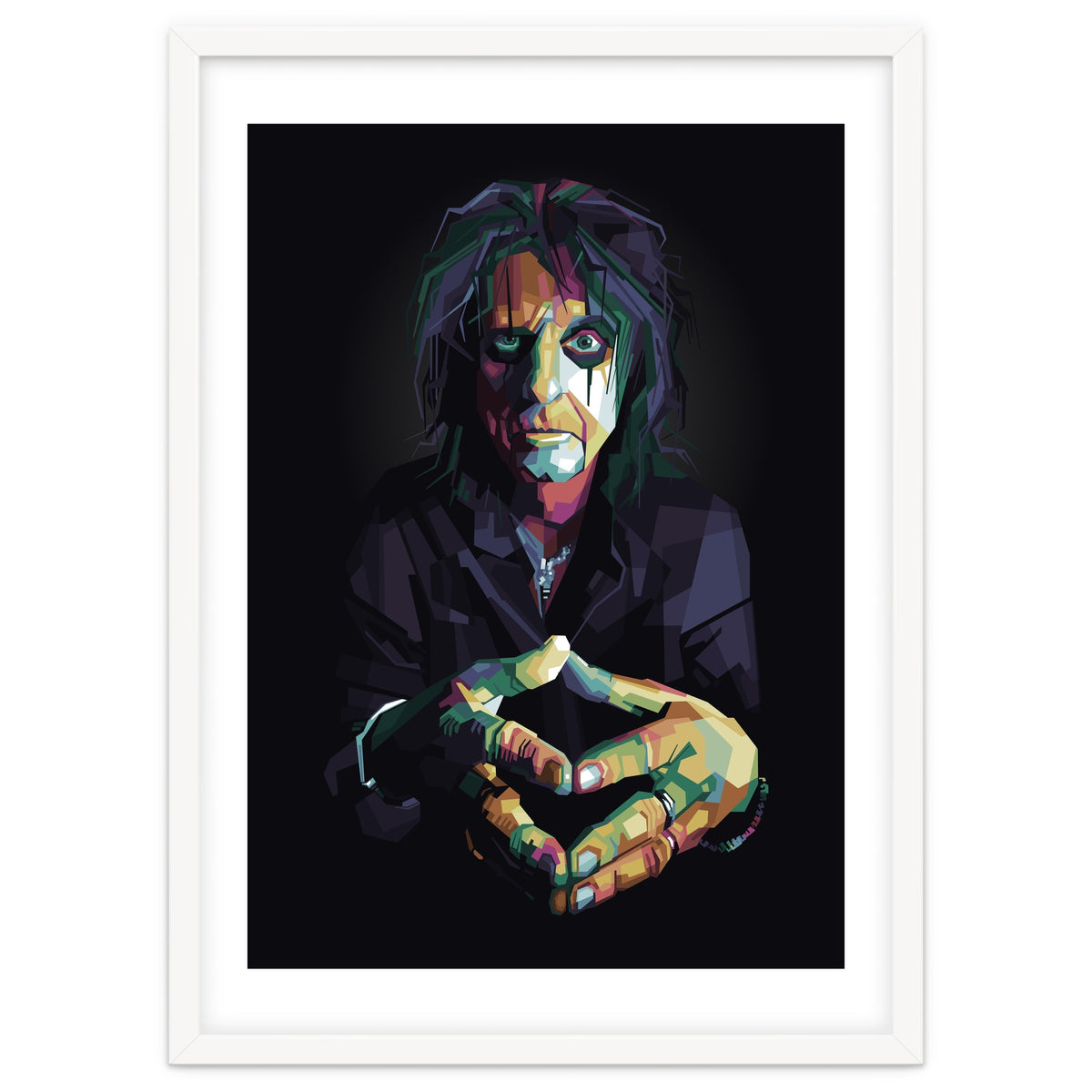 Alice Cooper Pop Art WPAP