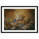 Corrado Giaquinto / 'La Santísima Trinidad, la Virgen y santos', 1755-1756, Italian School. thumbnail