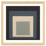 JOSEF ALBERS - HOMAGE TO THE SQUARE BEIGE GREY BLACK HIGH RESOLUTION thumbnail