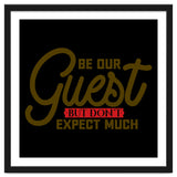 Be Our Guest But Don't Expect Much thumbnail