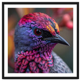 Vibrant Exotic Bird Detailed Feather Close Up thumbnail