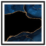 Navy & Gold Agate Texture 04 thumbnail