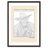 Portrait of Patience Escalier (1888) - Vincent van Gogh(ascii art) thumbnail