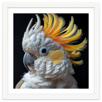 White Cockatoo With Yellow Crest Portrait