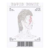 Receipt Art David Bowie (Print Only) thumbnail